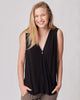 Everywhere Wrap Tank Top - Black
