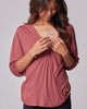 Everywhere Long-Sleeve Wrap Blouse - Terra