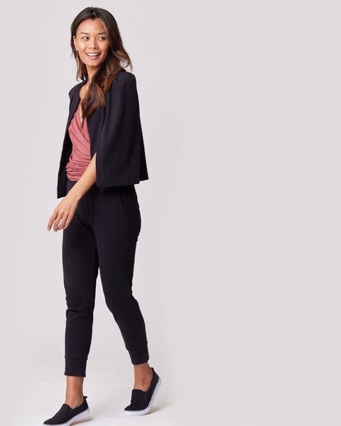 Everywhere Cape Blazer - Black – Mod + Ethico