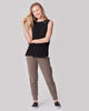 Everywhere Wrap Tank Top - Black