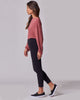 Everywhere Long-Sleeve Wrap Blouse - Terra