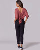 Everywhere Long-Sleeve Wrap Blouse - Terra
