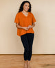 Everywhere V-Neck Tee - Cinnamon