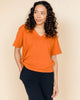 Everywhere V-Neck Tee - Cinnamon