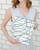 August Ca. Black/White Foldover Snake Leather Clutch-Clutch-Mod + Ethico