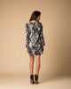 Suki + Solaine | Galatea Print Crepe Longsleeve Mini Dress-Dresses-Mod + Ethico