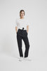 Thinking MU | Soft Black High-waisted Belted Trouser-Pant-Mod + Ethico