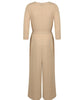 Cossac | Beige Long Sleeve Knit Jumpsuit-Jumpsuit-Mod + Ethico