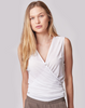 Wrap Tank White Breastfeeding-friendly