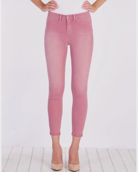 Henry and Belle Skinny Dusty Pink Ankle Jeans-Bottoms-Mod + Ethico