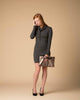 Suki + Solaine | Stella Cowl Neck Dress in Black or Charcoal-Dresses-Mod + Ethico