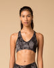 Tempo Criss-Cross Back Sports Bra | NUX | Smokey Heather-Sports Bra-Mod + Ethico