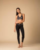 Tempo Criss-Cross Back Sports Bra | NUX | Smokey Heather-Sports Bra-Mod + Ethico