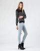 Splendid Black and White Striped Side-Zip Sweater-Sweater-Mod + Ethico