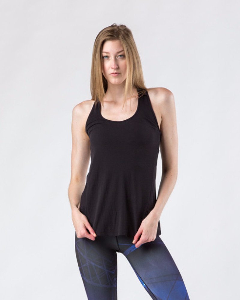 NUX Athena Mesh Running Tank | Black-Workout Tops-Mod + Ethico